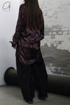 Geoffrey B. Small shirt GRS08 black coffee print 22